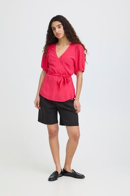Kurzarm-Bluse IHTAMIA Kurzarm-Bluse Regular fit