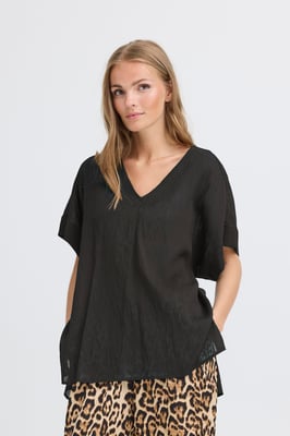 Kurzarm-Bluse IHBRIELLA Kurzarm-Bluse Loose fit