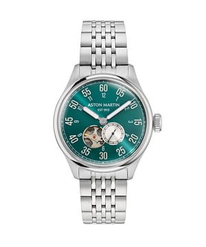 Aston Martin Aml Timeless Ts1 Herren Silberne Uhr MTTS1F504