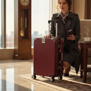 Robuster Hardshell-Kabinenkoffer 36 x 24 x 56 cm Gepäck für Easyjet, Ryanair, Wizzair