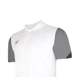 Umbro - "Total" Poloshirt für Kinder - Training (Weiß/Titanium-Grau/Schwarz)