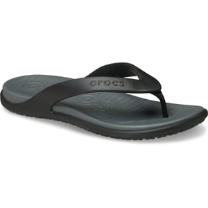 Crocs Coast Flip Polyurethan Herren Flip-Flops Schwarz/Schiefergrau