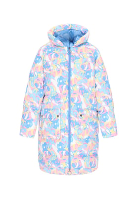 Mymo Mantel Frauen blau mehrfarbig