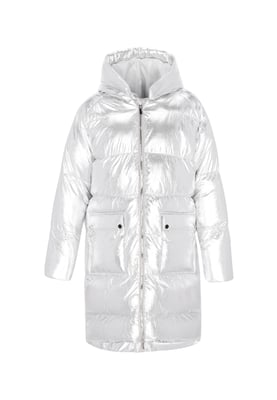 Faina Mantel Frauen Silber