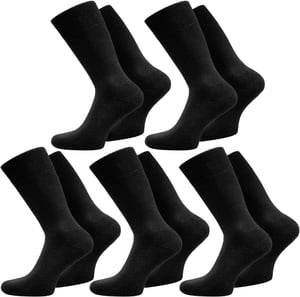 normani 10 Paar Herrensocken Schwarz