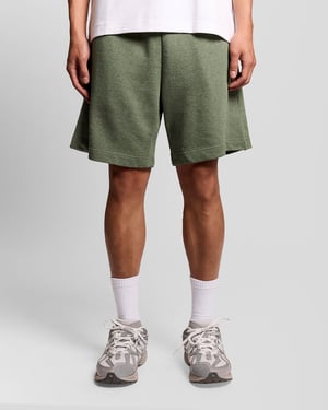 Baumwoll-Marl Sweatshorts