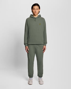 Baumwoll-Melange Raglan Hoodie