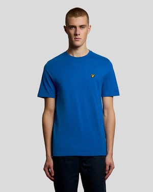 Baumwoll-T-Shirt mit Rundhalsausschnitt