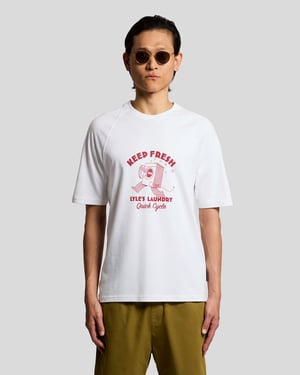 Brustgrafik T-Shirt