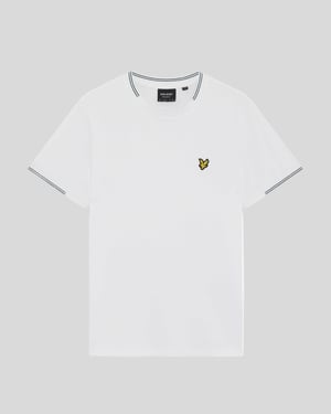 Feines Baumwoll-T-Shirt mit Spitzen