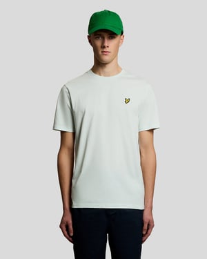 Baumwoll-T-Shirt mit Rundhalsausschnitt