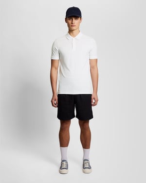 Pintuck-Bündchen-Poloshirt