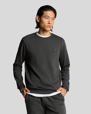 Superfeiner Baumwoll-Pullover mit Rundhalsausschnitt