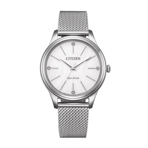 Citizen Silber Damen Armbanduhr EM1220-82A
