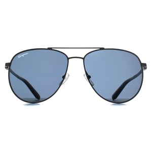 Salvatore Ferragamo SF157S 015 dunkle Sonnenbrille aus Rotguss blau