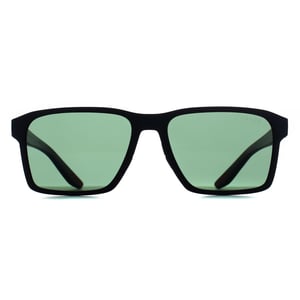 Prada Sport PS05YS DG006U schwarzes Gummi Tuning dunkelgrün Sonnenbrille