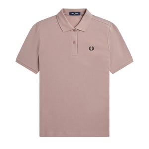 Fred Perry Poloshirt Mit Schwarzem Logo In Dunkelrosa