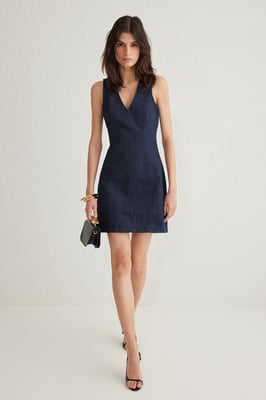 Marineblaues Kleid