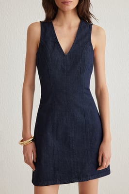 Marineblaues Kleid