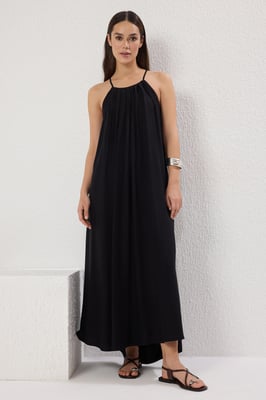 Gerades, locker fallendes Maxikleid für Damen, lässig/leger für den Alltag