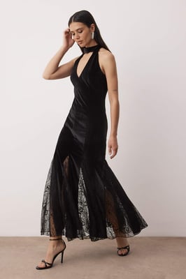 Elegantes, ärmelloses Maxikleid für Damen im Skater-Stil/Nachtkleid
