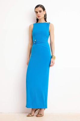 Damen-Maxikleider, ärmellos, elegant, für Abend und Ball