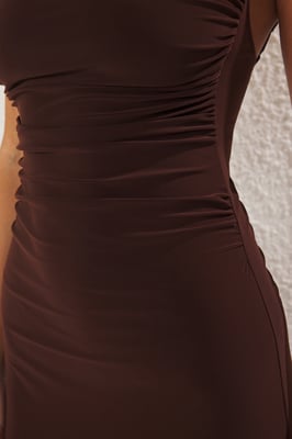 Gerades, locker fallendes Maxikleid für Damen, lässig/alltagstauglich