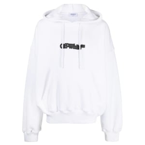 Off-white Blurr Book Over Hoodie Weiß