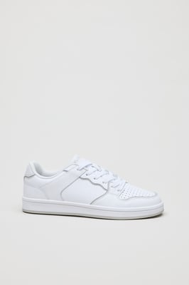 Ben Sherman Club Leder Herren Weiße Sneakers