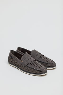 Ben Sherman Miami Herren Graue Mokassins