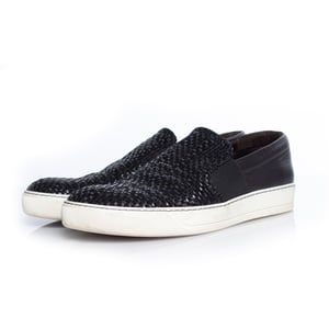 Lanvin, Slip-On-Sneaker aus gewebtem Leder