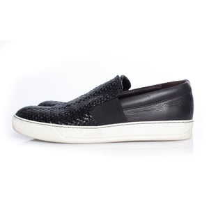 Lanvin, Slip-On-Sneaker aus gewebtem Leder