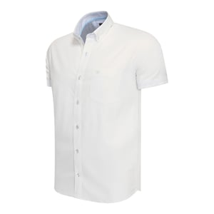 Cappuccino Italia Overhemden Toscana Stretch Weiß