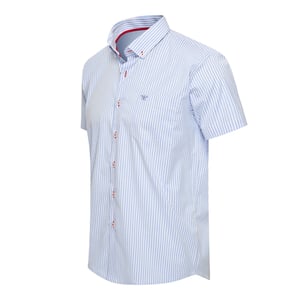 Cappuccino Italia Overhemden Bronte Stretch Blau