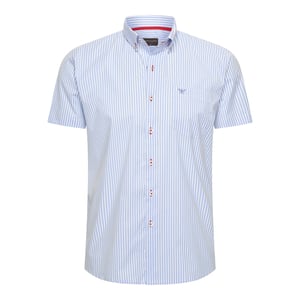 Cappuccino Italia Overhemden Bronte Stretch Blau