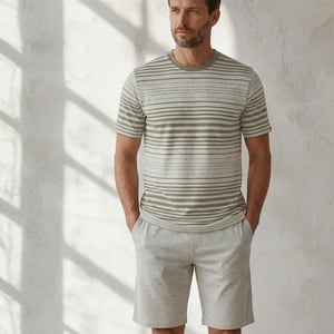 Cappuccino Italia Pyjama Venezia Pyjama Grau