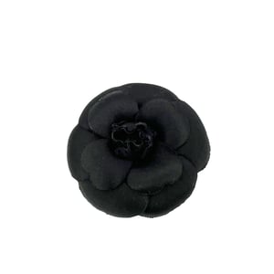 Chanel Vintage Stoffbrosche Kamelie