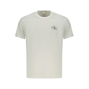 Calvin Klein Weiß Baumwolle Herren T-Shirt