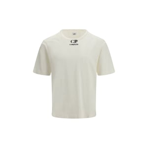 C.P. Company Weißes Baumwoll-T-Shirt