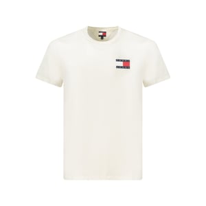 Tommy Hilfiger Weißes Baumwoll-Herren-T-Shirt