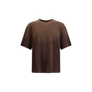 Axel Arigato Braunes Baumwoll-T-Shirt