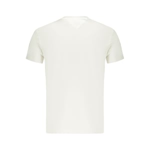 Tommy Hilfiger Weißes Baumwoll-Herren-T-Shirt