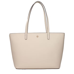 Tory Burch Beiger Leder Schultertasche
