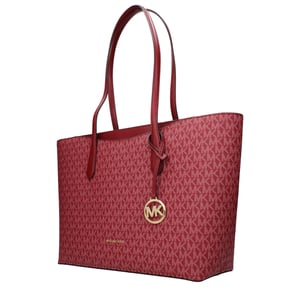 Michael Kors Rote Stoff Schultertasche