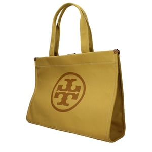 Tory Burch Gelbe Stoff-Schultertasche