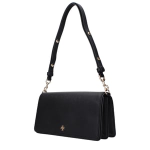 Tory Burch schwarze Leder Schultertasche