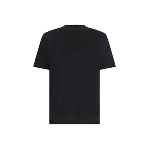Balmain Schwarzes Baumwoll-T-Shirt