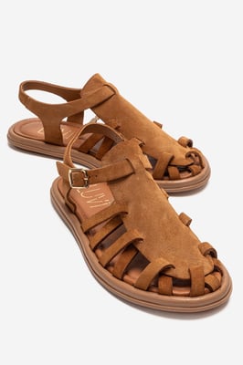 Alone Leder Gladiator Sandale