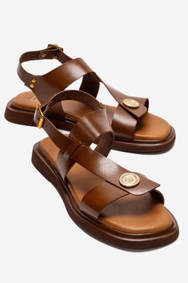 Quella Leder Schnallen Sandale