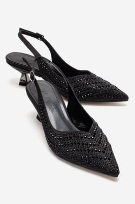 Royale Verzierter Kitten-Heel-Pumps